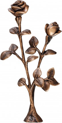 image du produit Double rose à poser Bronze