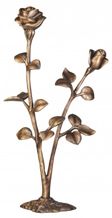 image du produit Double rose à poser Bronze