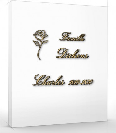 image du produit Dickens bold Majuscule 60mm / minuscule 19mm Bronze