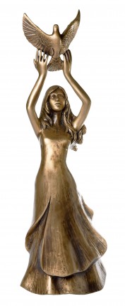 image du produit Femme à la colombe Bronze ronde-bosse