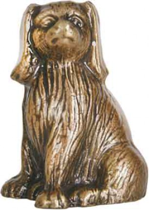 image du produit Chien assis Bronze
