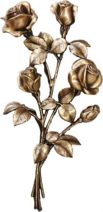 image du produit Gerbe aux cinq roses Bronze