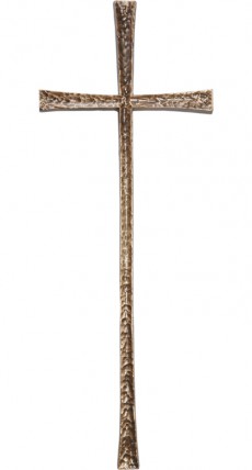 image du produit Croix fine martelée Bronze