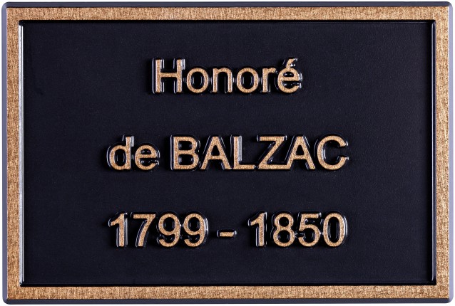 image du produit Plaque poitevine Bronze fond lisse