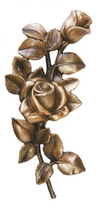 image du produit Branche de rose Bronze