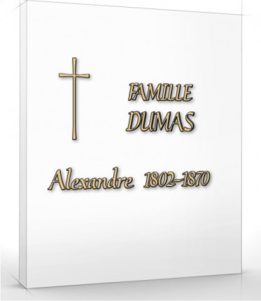 image du produit Dumas Relief Majuscule 60mm / minuscule 32mm Bronze