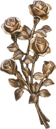 image du produit Gerbe aux cinq roses Bronze