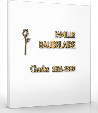 image du produit Baudelaire Majuscule 60mm / minuscule 36mm Bronze
