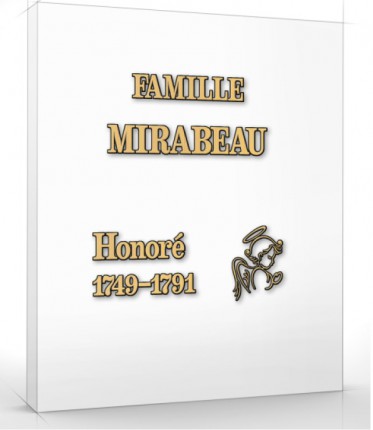 image du produit Mirabeau Majuscule 60mm / minuscule 40mm Bronze