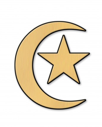 image du produit Croissant et étoile Bronze