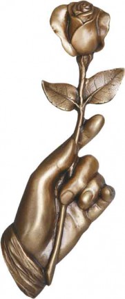 image du produit Main à la rose Bronze