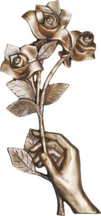 image du produit Main à la rose Bronze