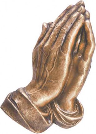 image du produit Mains jointes Bronze